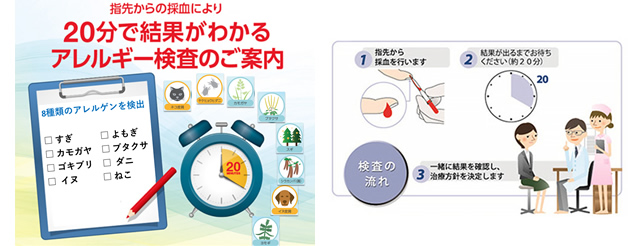 イムノキャップラピッド(アレルゲン検出)